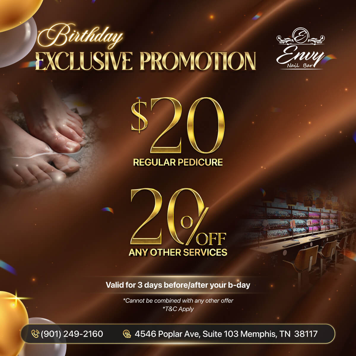 🌟 Envy Nail Bar - Promotions 🌟